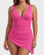 SculptSkin™ FlowFlair Side Tie Swim Dress