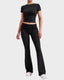 Women's 2-Piece Lounge Set: Tops & Flare Pants