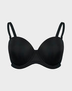 Versatile Molded Cup Underwire Bra with Removable Straps
