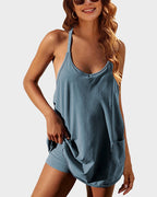 2-in-1 Lounge Romper Dress