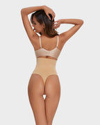 Seamless High-Waisted Shaper Thong Panty