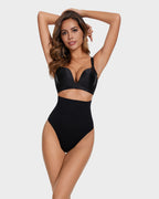 Seamless High-Waisted Shaper Thong Panty