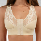 Supportive Front Closure Lace Bra