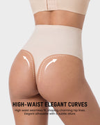 No-Show Seamless High-Waist Thong(5 Pack)