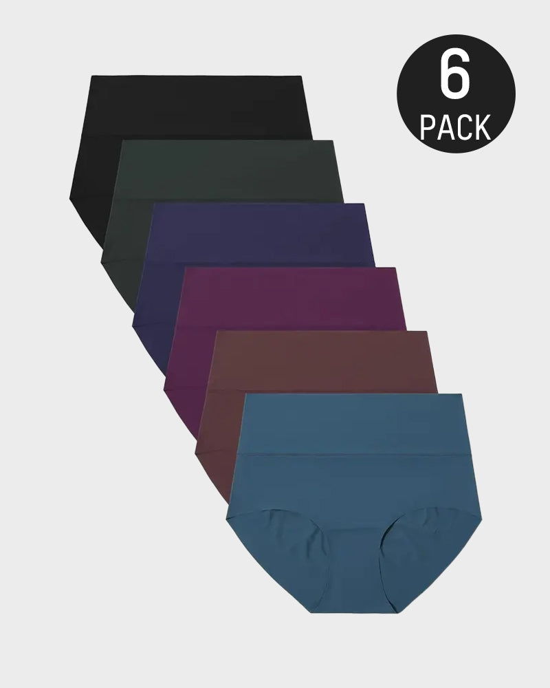 Seamless High-Waist No Show Comfort Panties (6 Pack) Main image