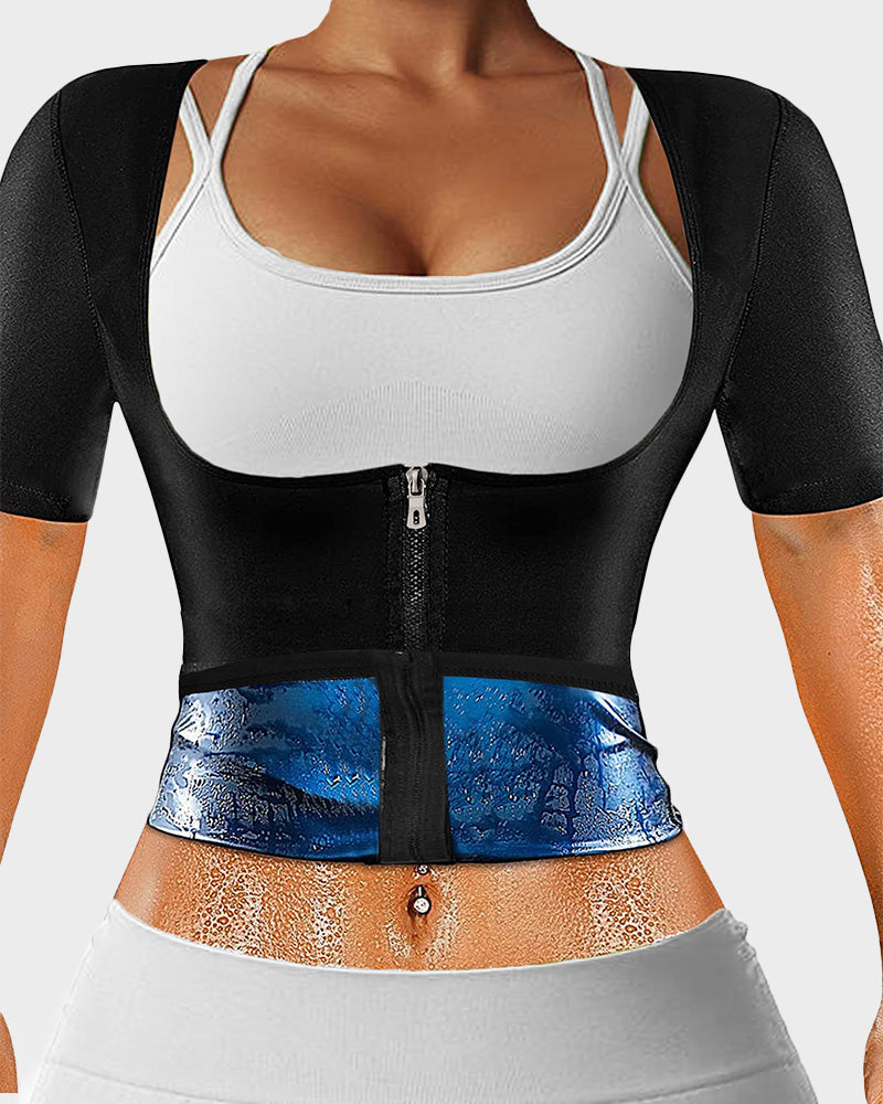 Intense Sweat-Wicking Zip-Up Top Main image