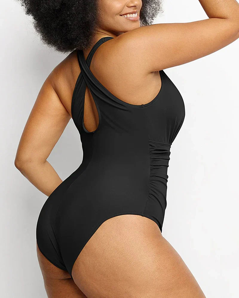 Smart Sculpt Plunge Swimsuit Flatter Your Figure Secondary image