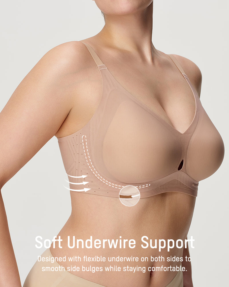 AirEase™ Teardrop Cutout Support Bra Secondary image