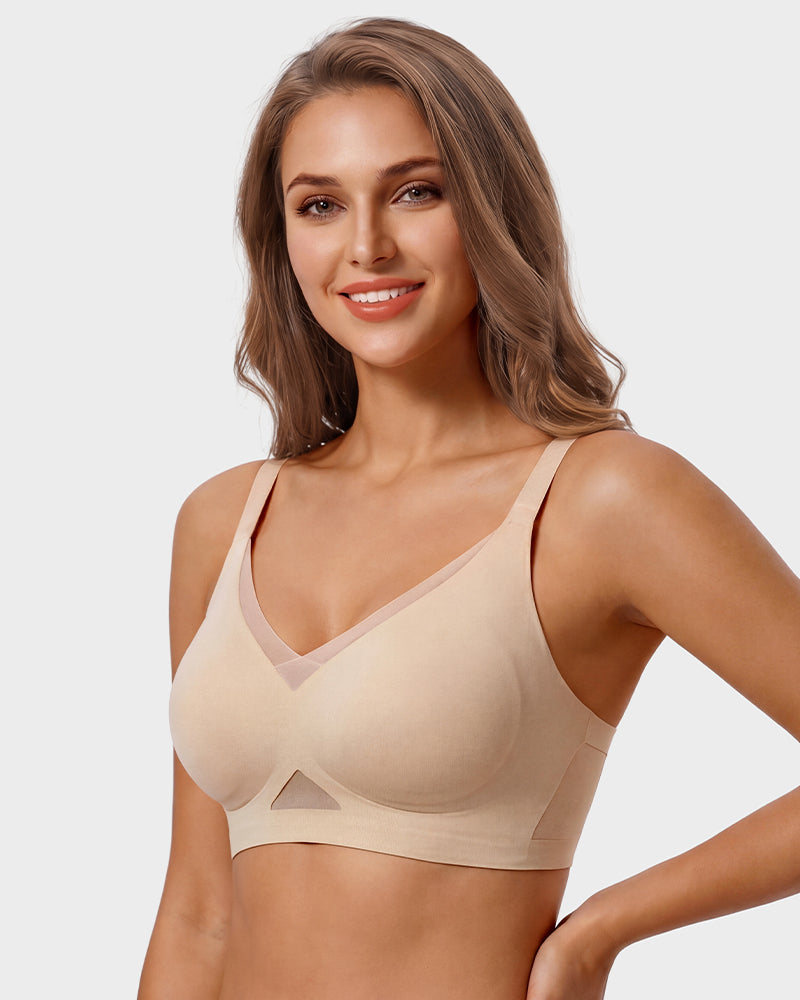 All Day Comfort Wireless Mesh Bra