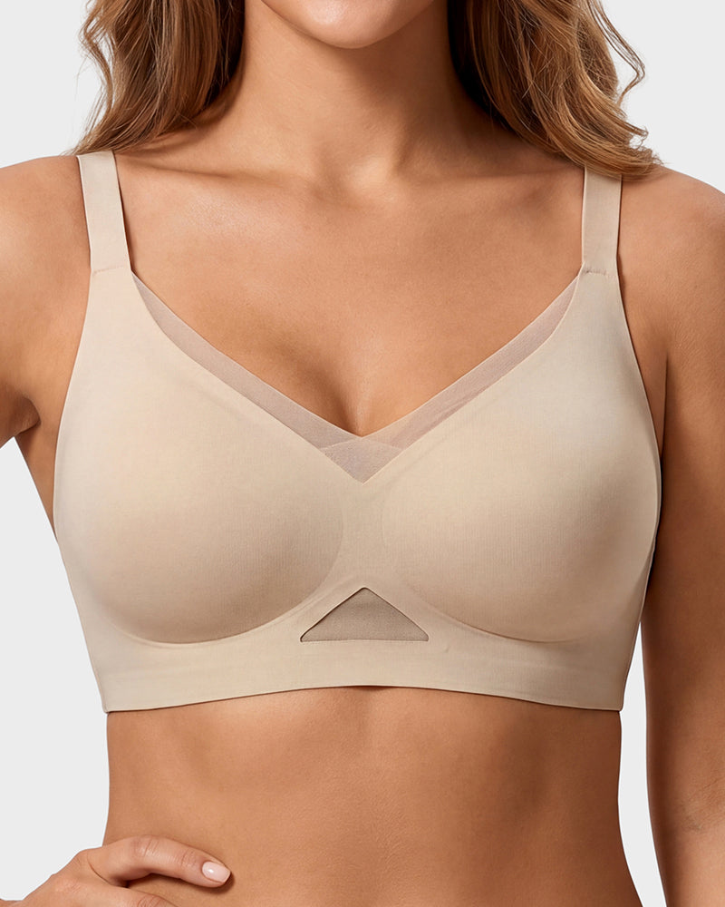 All Day Comfort Wireless Mesh Bra