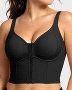 Anti-Gravity™ Zip-Front Shaping Longline Bra