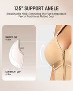 Anti-Gravity™ Zip-Front Shaping Longline Bra