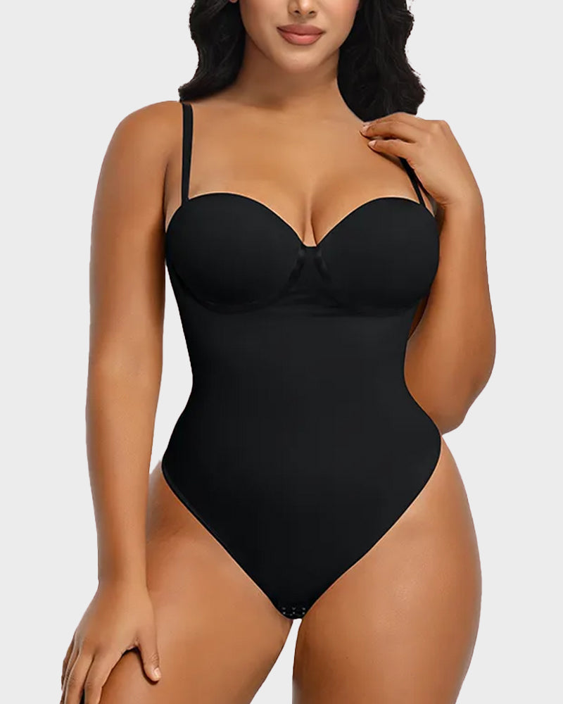 Back Lace-Up Seamless Shapewear Bodysuit Main image