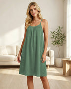 Backless Flowy Cami Lounge Dress