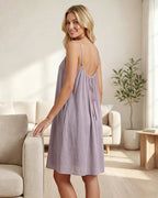 Backless Flowy Cami Lounge Dress