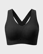Breathable Cross-Back Wireless Sports Bra