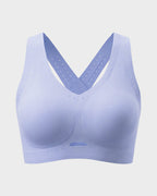 Breathable Cross-Back Wireless Sports Bra