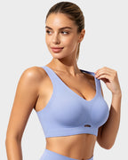 Breathable Cross-Back Wireless Sports Bra