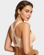 Breathable Cross-Back Wireless Sports Bra