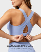 Breathable Cross-Back Wireless Sports Bra