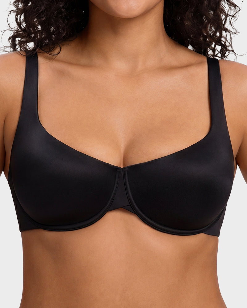 Cloud Satin Balconette Bra