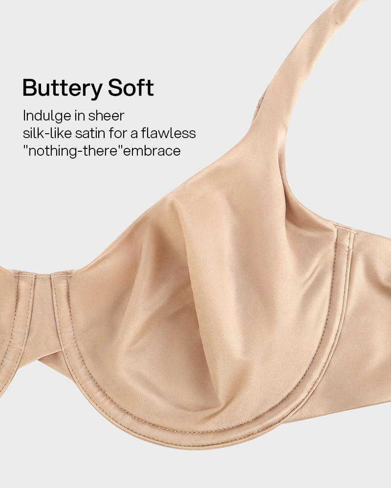 Cloud Satin Balconette Bra