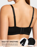 Comfort Push Up Unlined Bra with Removable Straps