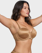 Comfort Push Up Unlined Bra with Removable Straps