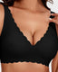 Deep V Seamless Scalloped Wireless Lift Bra