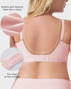 Deep V Seamless Scalloped Wireless Lift Bra
