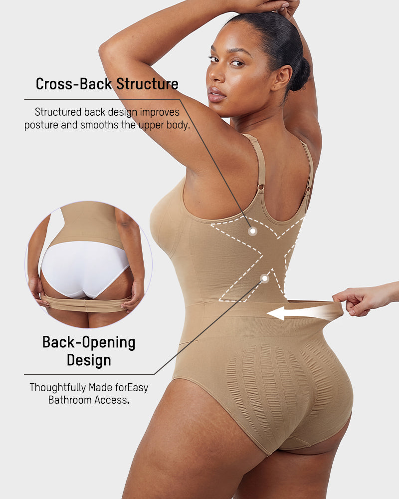Easyslide™ Deep V Camisole Bodysuit Shapewear Secondary image