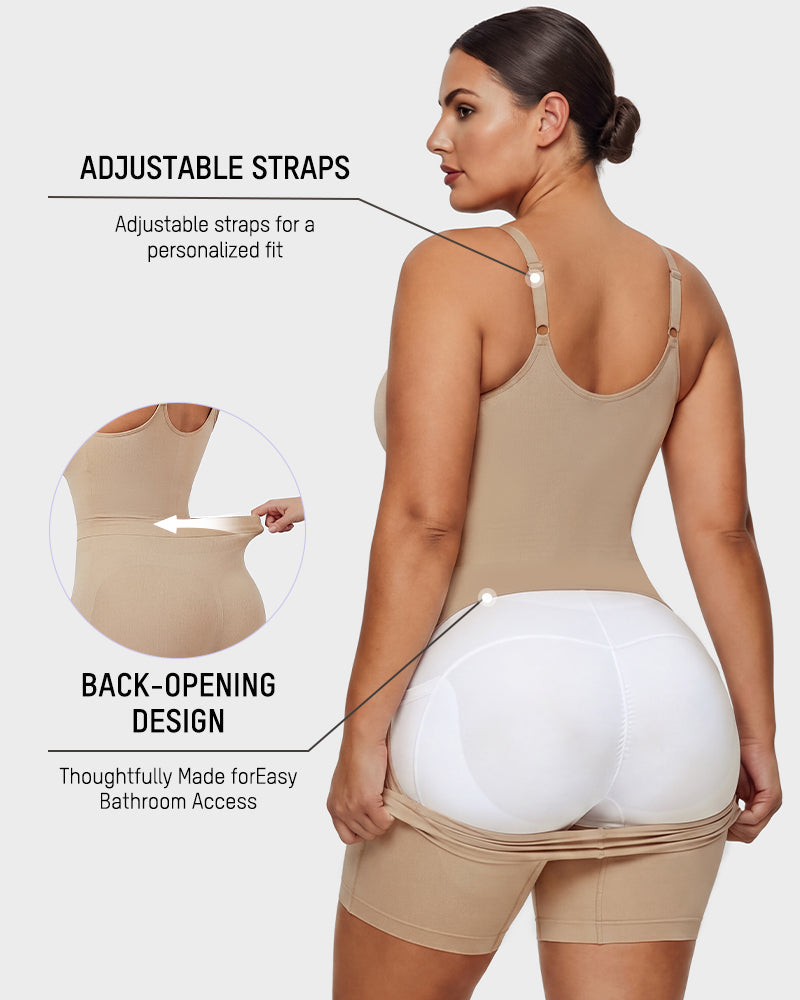 Easyslide™ Front-Zip Mid-Thigh Shapewear Secondary image