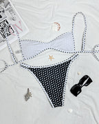 Floral Backless Two-Piece Bikini Set