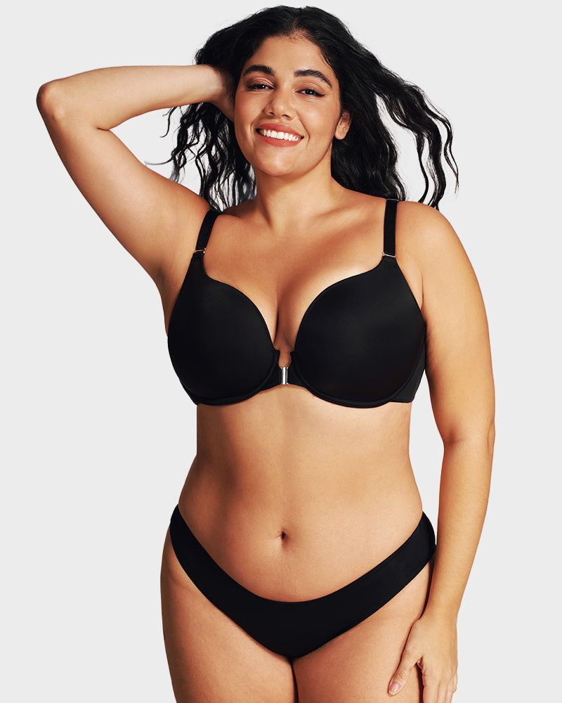 Front Closure Push-Up Lift Bra