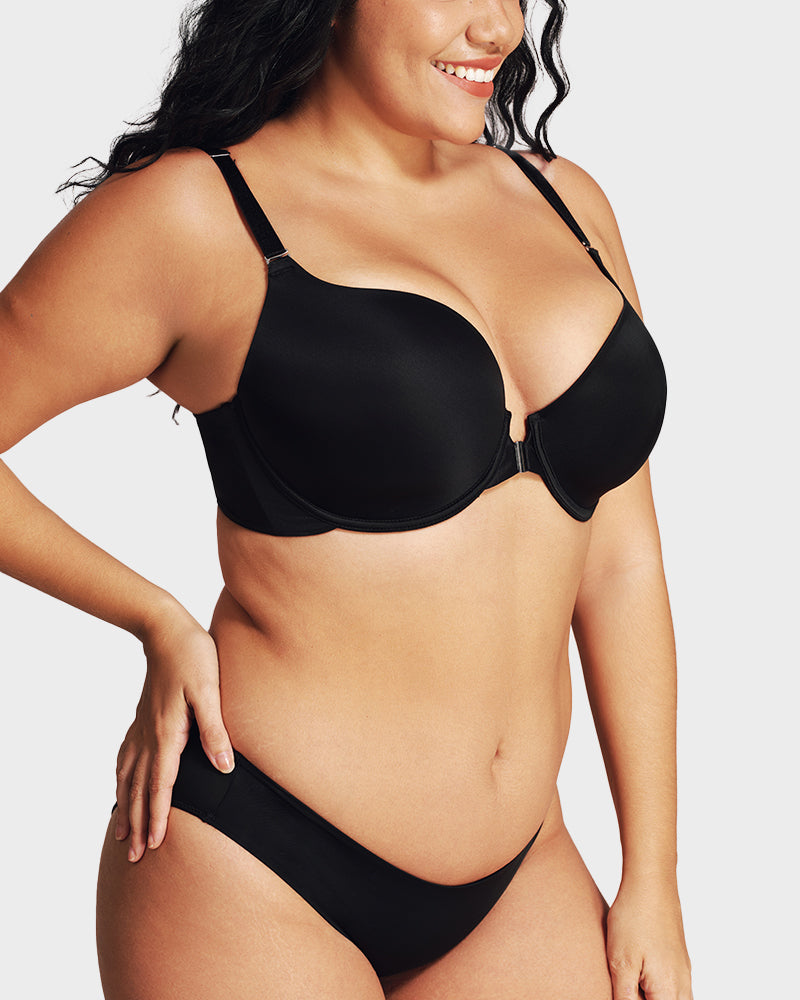 Front Closure Push-Up Lift Bra