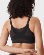 Front Closure Mesh Support Bra