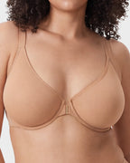 Front Closure Mesh Support Bra