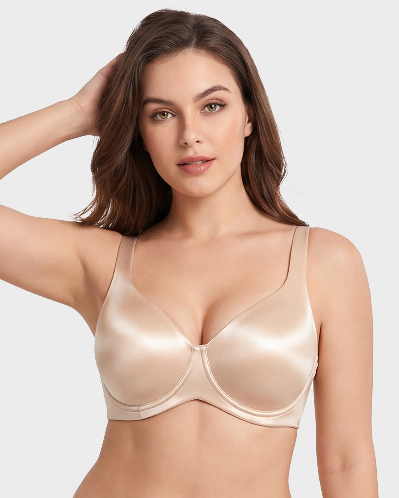 Full-Coverage Seamless Bra