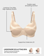 Full-Coverage Seamless Bra