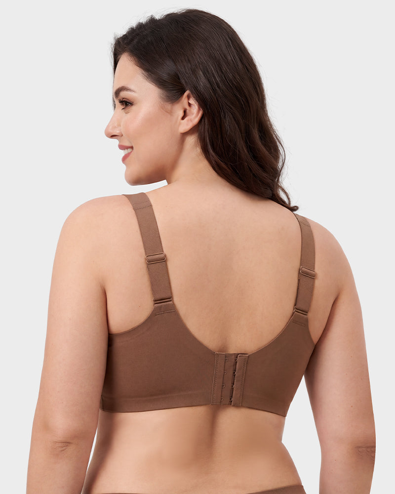 Full Coverage Wireless Minimizing Bra