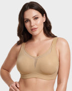 Full Coverage Wireless Minimizing Bra
