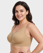 Full Coverage Wireless Minimizing Bra