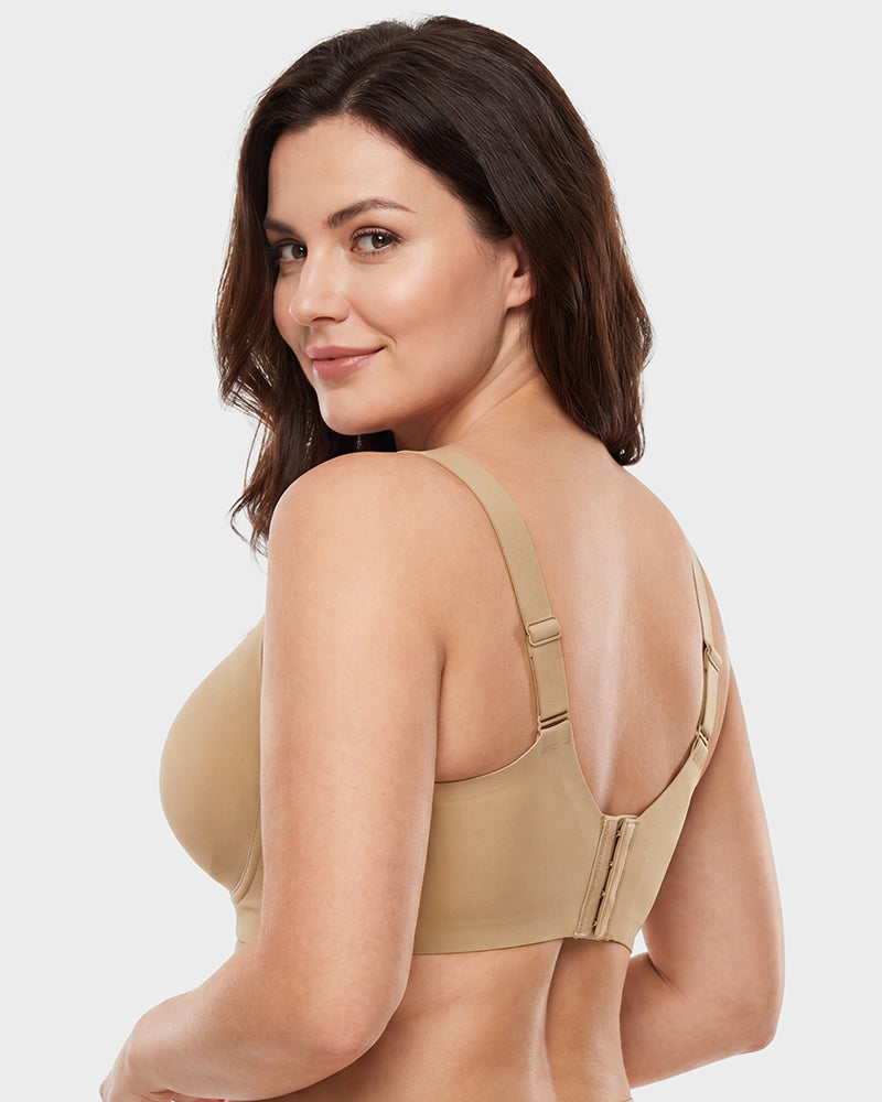 Full Coverage Wireless Minimizing Bra