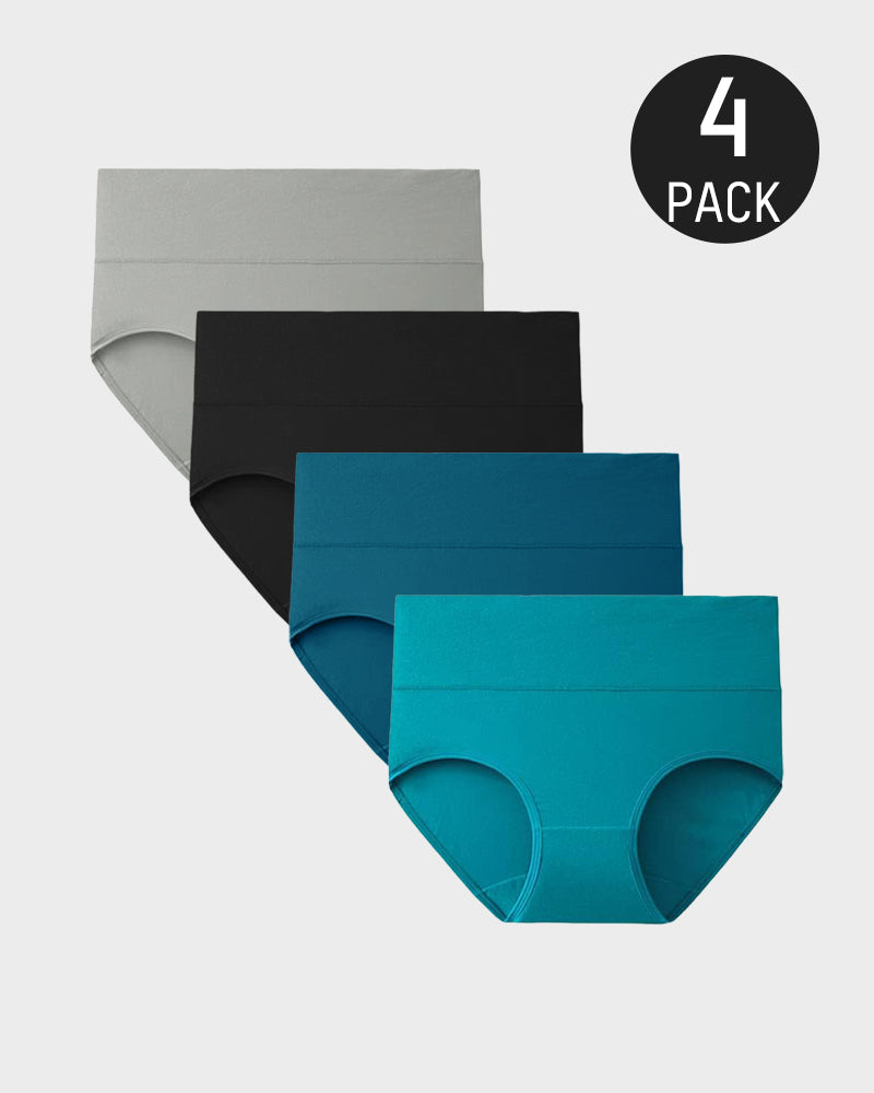 High-Waisted Full Coverage Cotton Briefs(4 pack) Main image