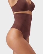 High Waist Mesh Tummy Control Thong(3 Pack)