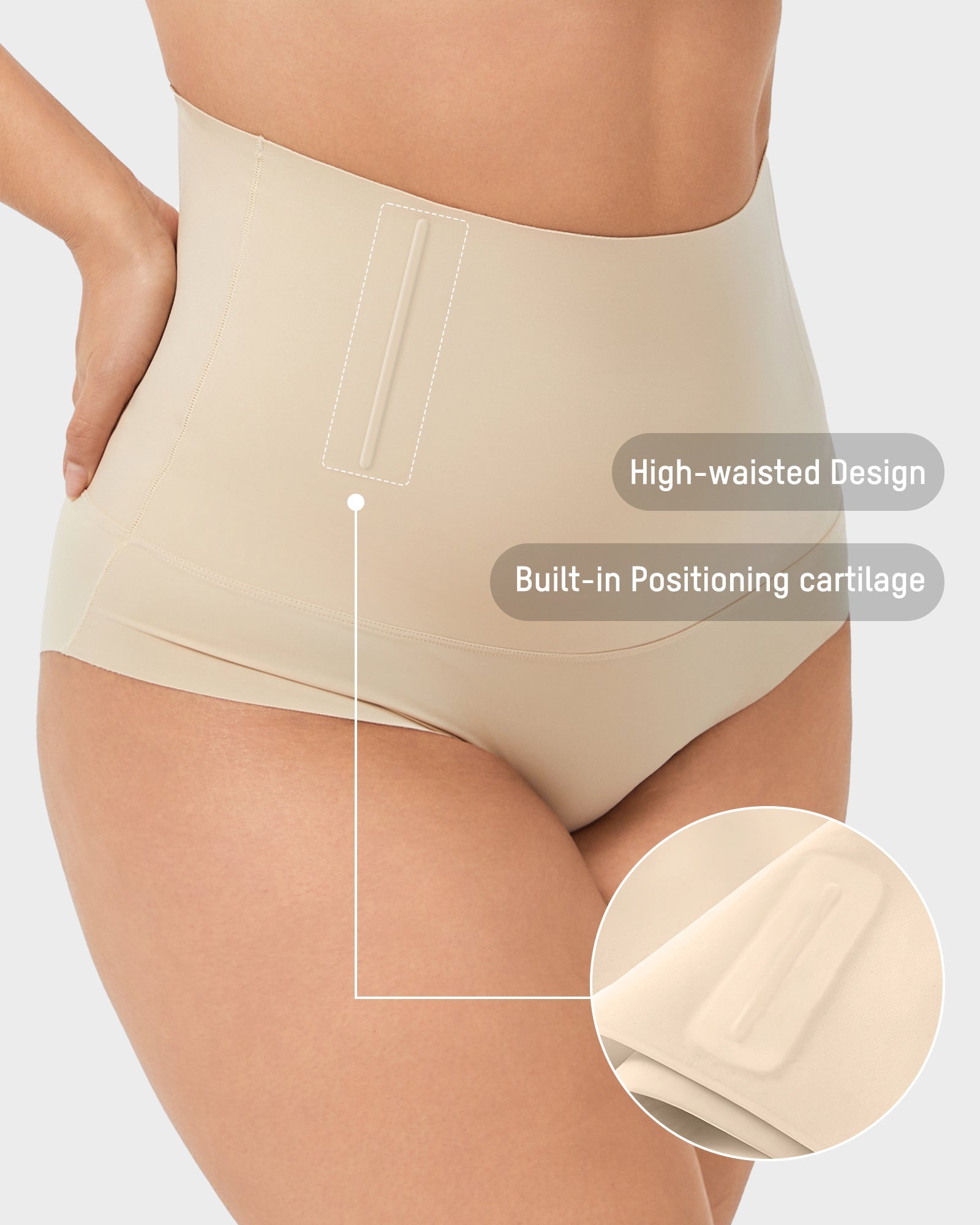 High Waist Seamless Tummy Control Panties (5 Pack) Secondary image