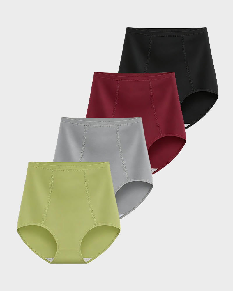 High Waist Tummy Control Cotton Briefs(4 Pack) Main image