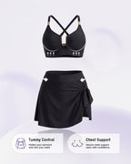 High Waist Tummy Control Push Up Bikini