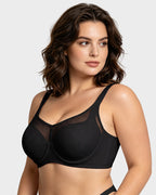 Honeycomb™  Mesh Underwire Minimizing Bra