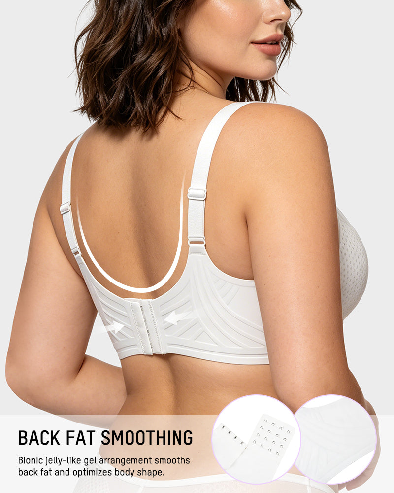 Honeycomb™  Mesh Underwire Minimizing Bra